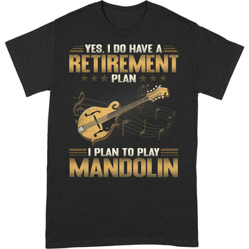 Mandolin Retirement Plan T-Shirt
