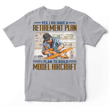 Model Aircraft Retirement Plan T-Shirt EWA134