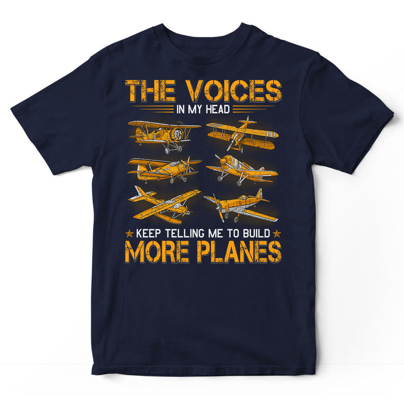 Model Aircraft The Little Voices In My Head T-Shirt CGB025