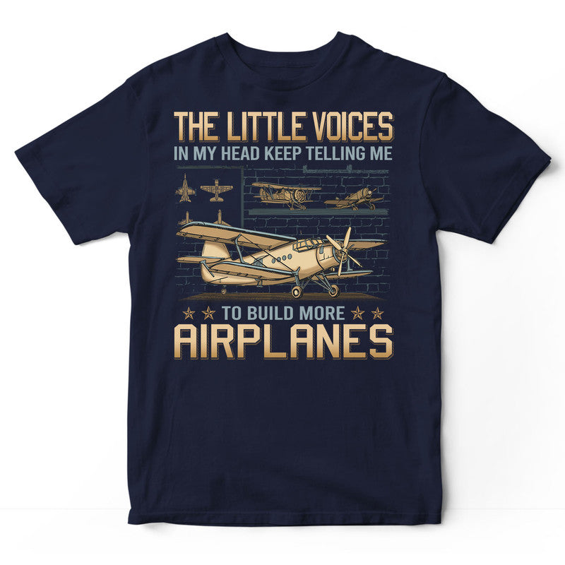 Model Aircraft The Little Voices In My Head T-Shirt GDB094