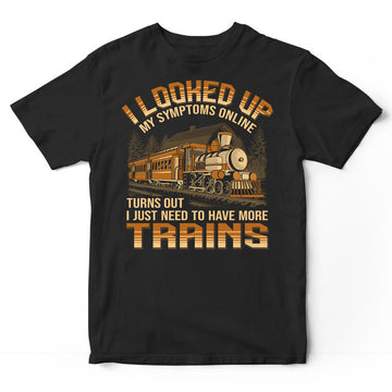 Model Railroad Looked Up Symptoms T-Shirt SBA012