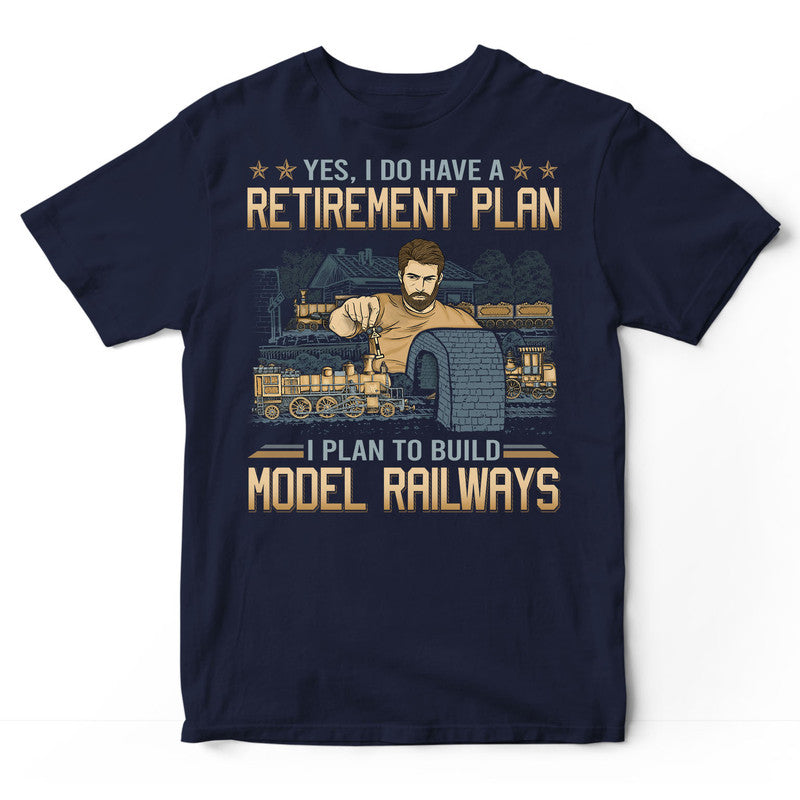 Model Railroad Retirement Plan T-Shirt GDB198