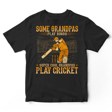 Cricket Cool Grandpa T-Shirt WDB064