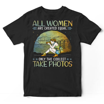 Photographing All Women Created Equal T-Shirt PSJ039