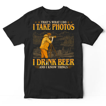 Photographing Drink And Know Things T-Shirt GEC368