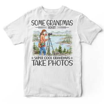 Photographing Grandmas Knit T-Shirt HWA390