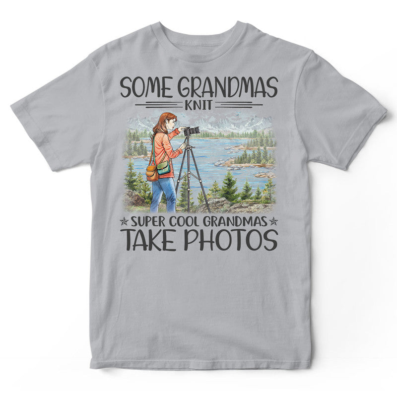 Photographing Grandmas Knit T-Shirt HWA390