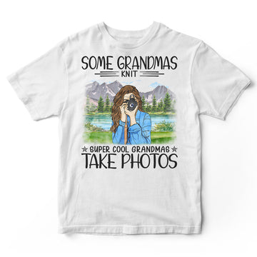 Photographing Grandmas Knit Super Cool T-Shirt HWA199