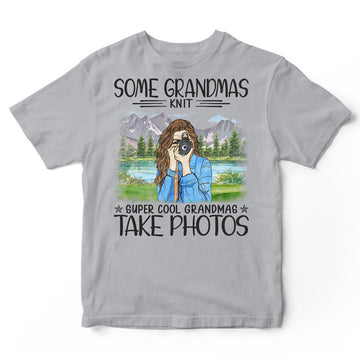 Photographing Grandmas Knit Super Cool T-Shirt HWA199