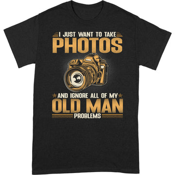 Photography Old Man Problems T-Shirt