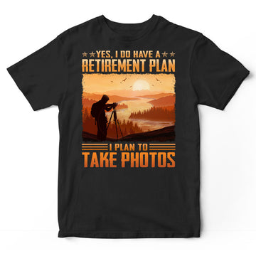 Photographing Retirement Plan T-Shirt ISA146