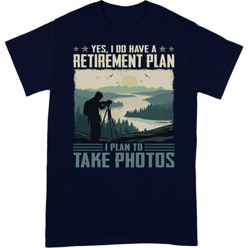 Photography Retirement Plan T-Shirt ISF001