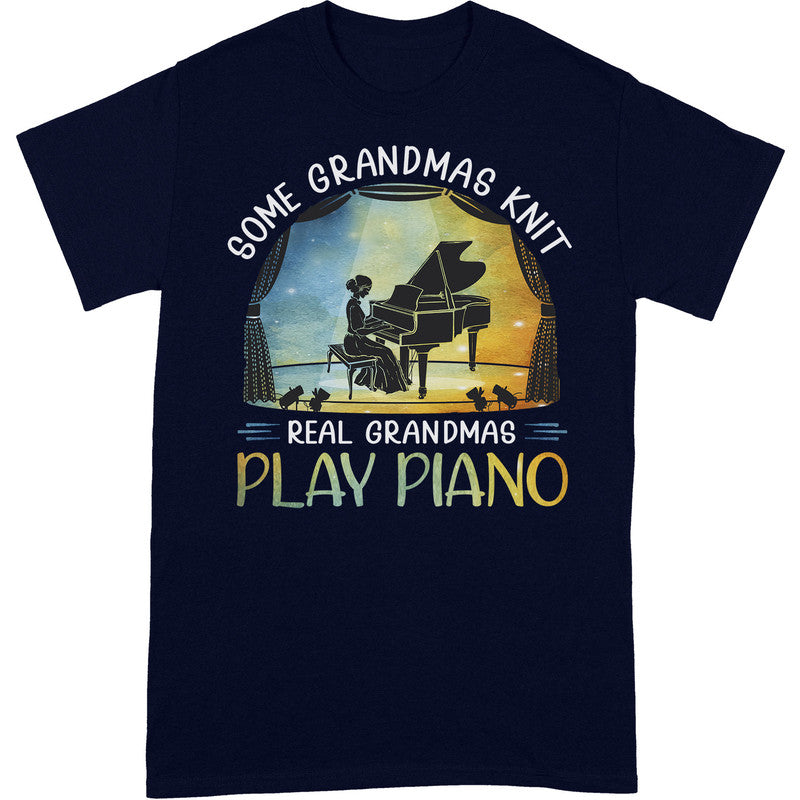 Piano Grandmas Knit T-Shirt