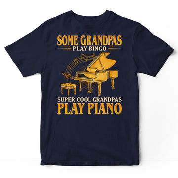 Piano Grandpa Bingo T-Shirt GEC133