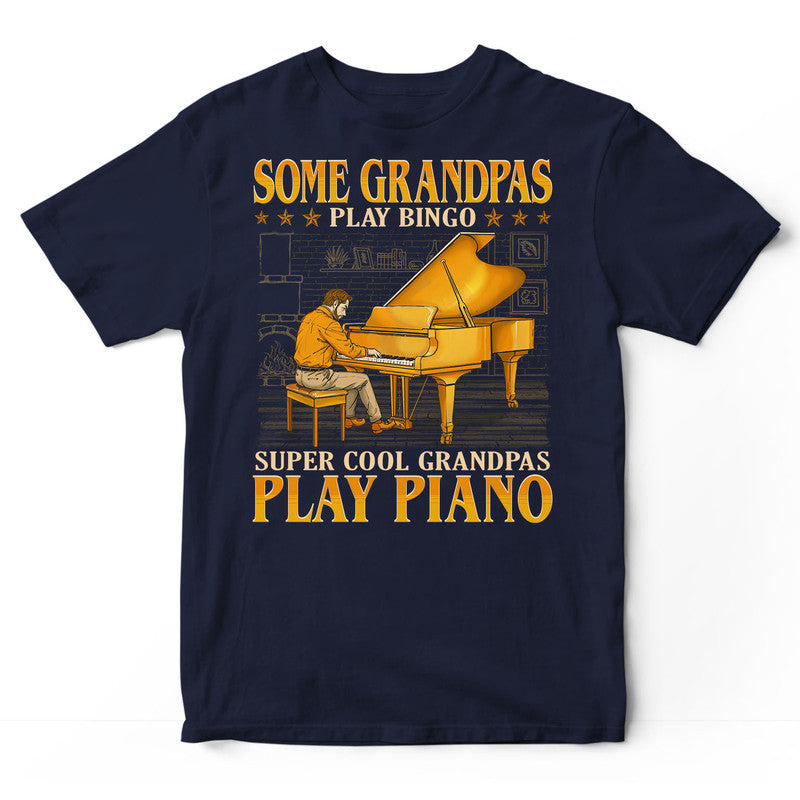 Piano Grandpas Bingo T-Shirt GEC253