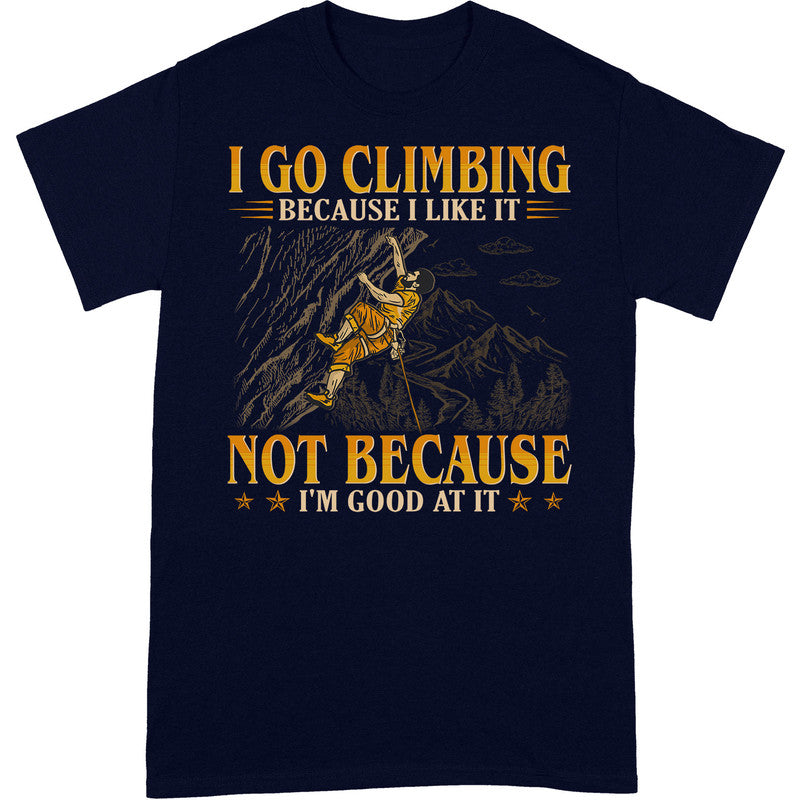 Rock Climbing Good At It T-Shirt GEC074