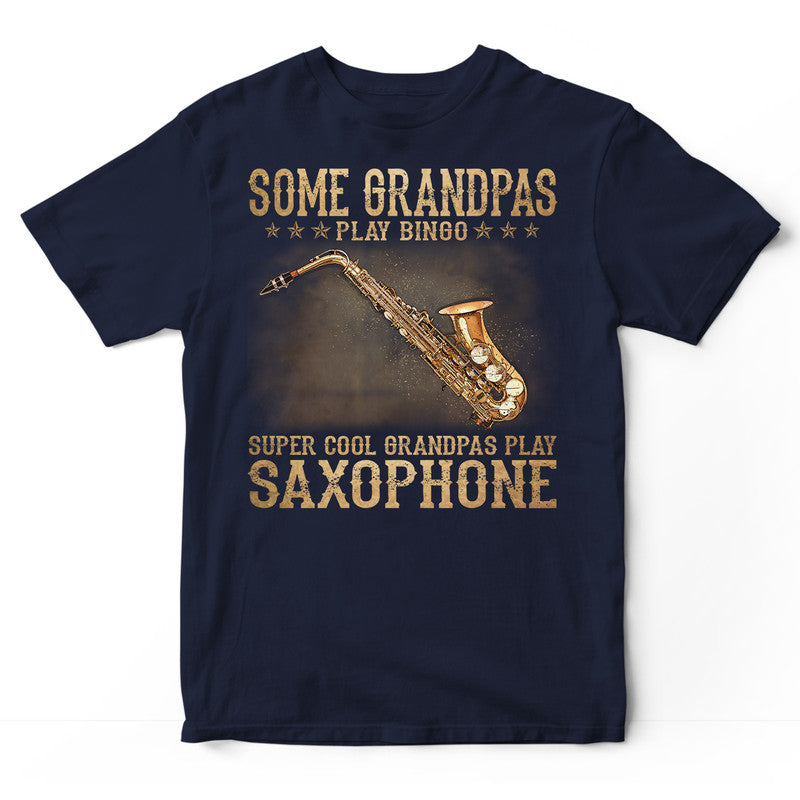 Saxophone Grandpa Bingo T-Shirt DGA109