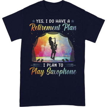 Saxophone Retirement Plan T-Shirt