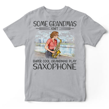 Saxophone Some Grandmas Knit T-Shirt HWA453