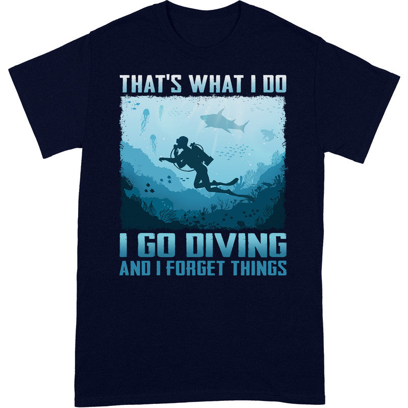 Scuba Diving Forget Things T-Shirt