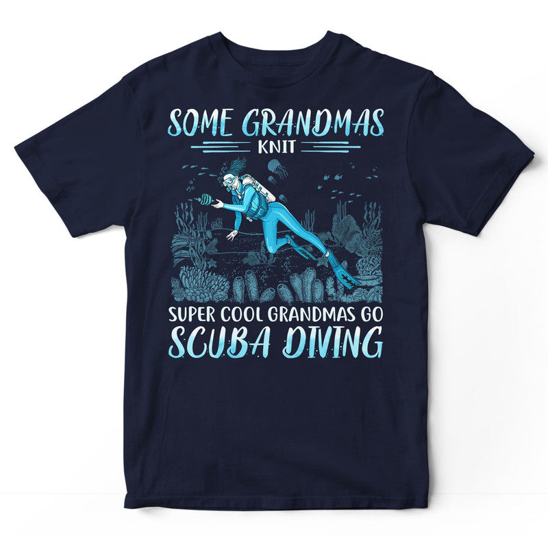 Scuba Diving Grandmas Knit T-Shirt PCA001