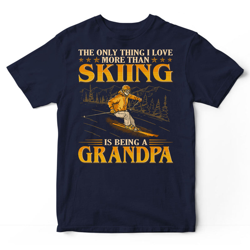 Skiing Being A Grandpa T-Shirt GEC058