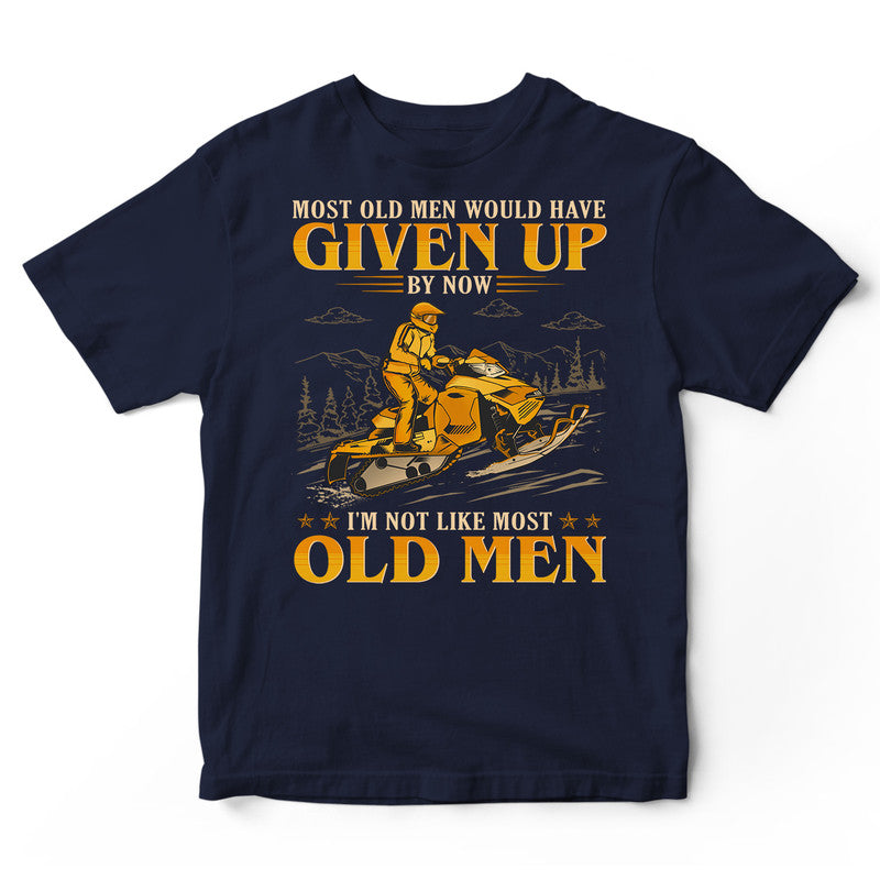 Snowmobile Most Old Men T-Shirt GEC108