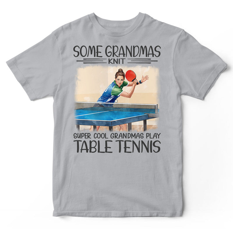 Table Tennis Grandmas Knit T-Shirt HWA543