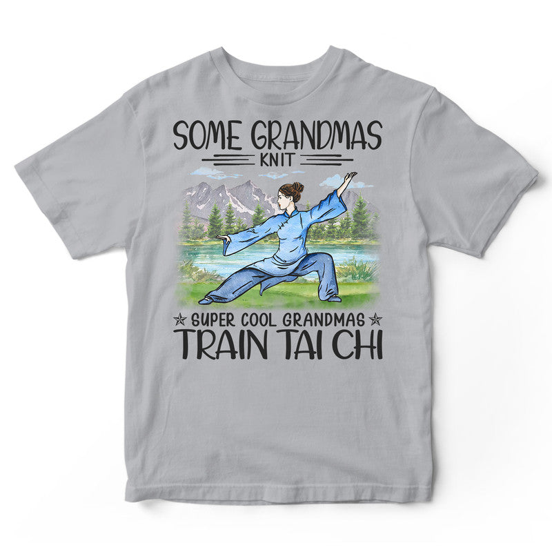 Tai Chi Grandmas Knit Super Cool T-Shirt HWA196