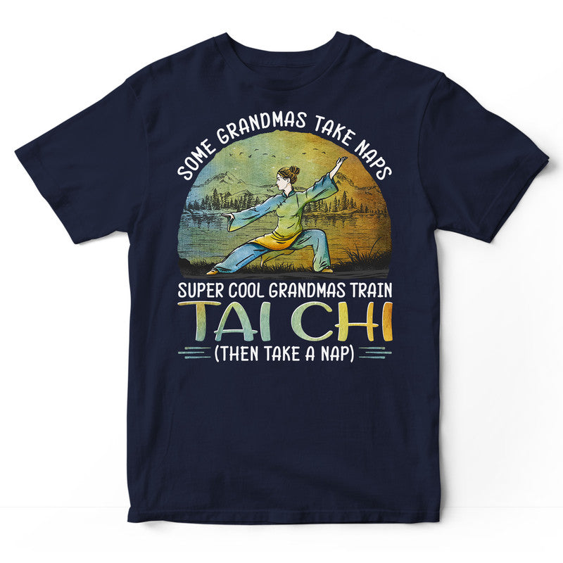 Tai Chi Grandmas take Naps T-Shirt PSJ014