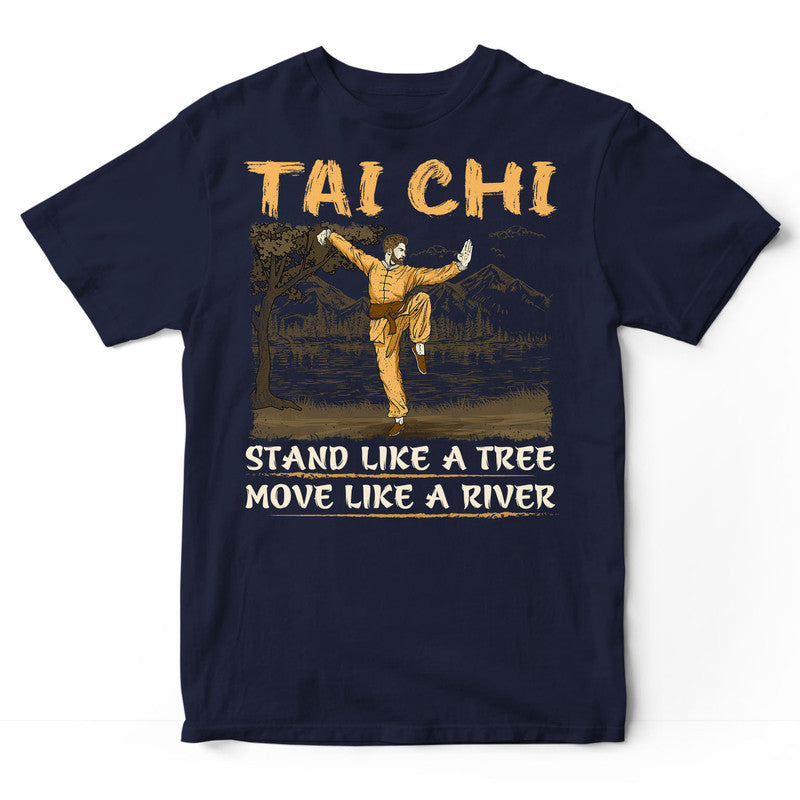 Tai Chi Stand Like A Tree T-Shirt CCA002