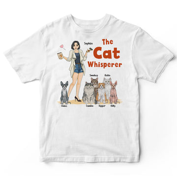 Personalized The Cat Whisperer T-Shirt