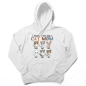 Personalized Reasons Being Cat Mom Cat T Shirt
