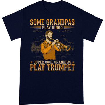 Trumpet Cool Grandpas T-Shirt WDB061