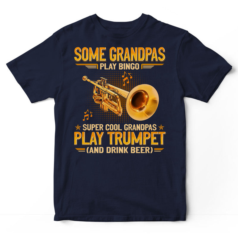 Trumpet Grandpa Bingo T-Shirt GEA367