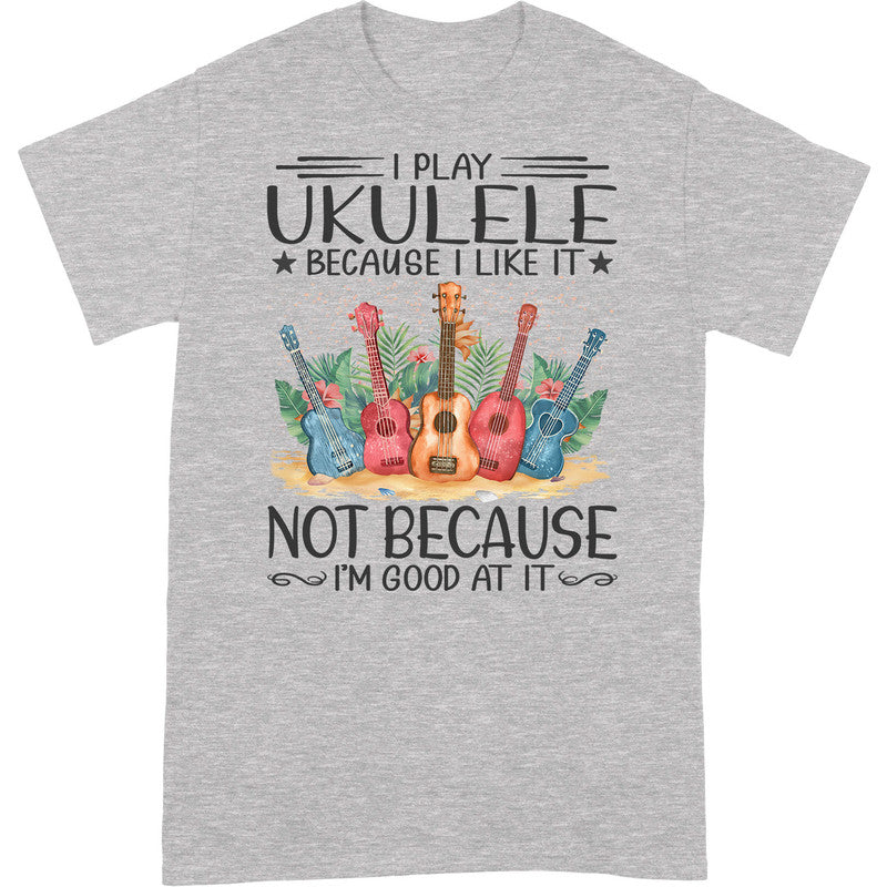 Ukulele Good At It T-Shirt HWA154