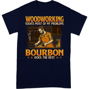 Woodcrafting Bourbon Does The Rest T-Shirt GEB011
