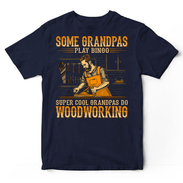 Woodcrafting Cool Grandpas T-Shirt WDB072