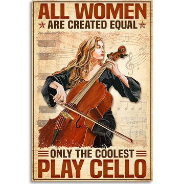 Cello All Women Created Equal Poster VWA012