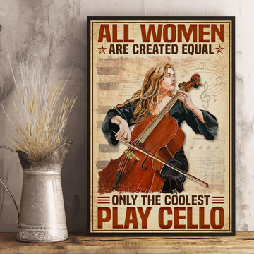 Cello All Women Created Equal Poster VWA012
