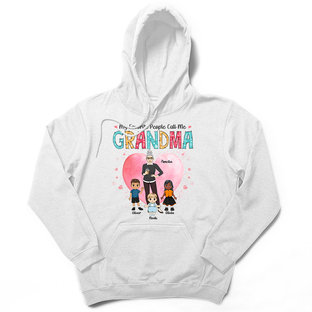 Personalized Favorite People Grandma T-Shirt