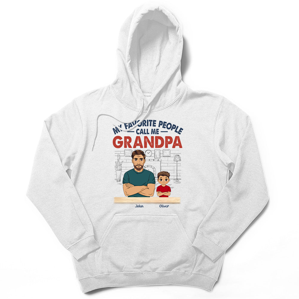 Personalized Grandpa Favorite People T-Shirt